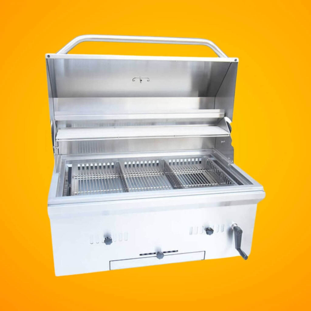 KoKoMo Grills Premium Built-In Charcoal Grill With 304 Stainless Steel And Adjustable Heat Tray, 32" (SAK32504) – SAKSBY WHOL