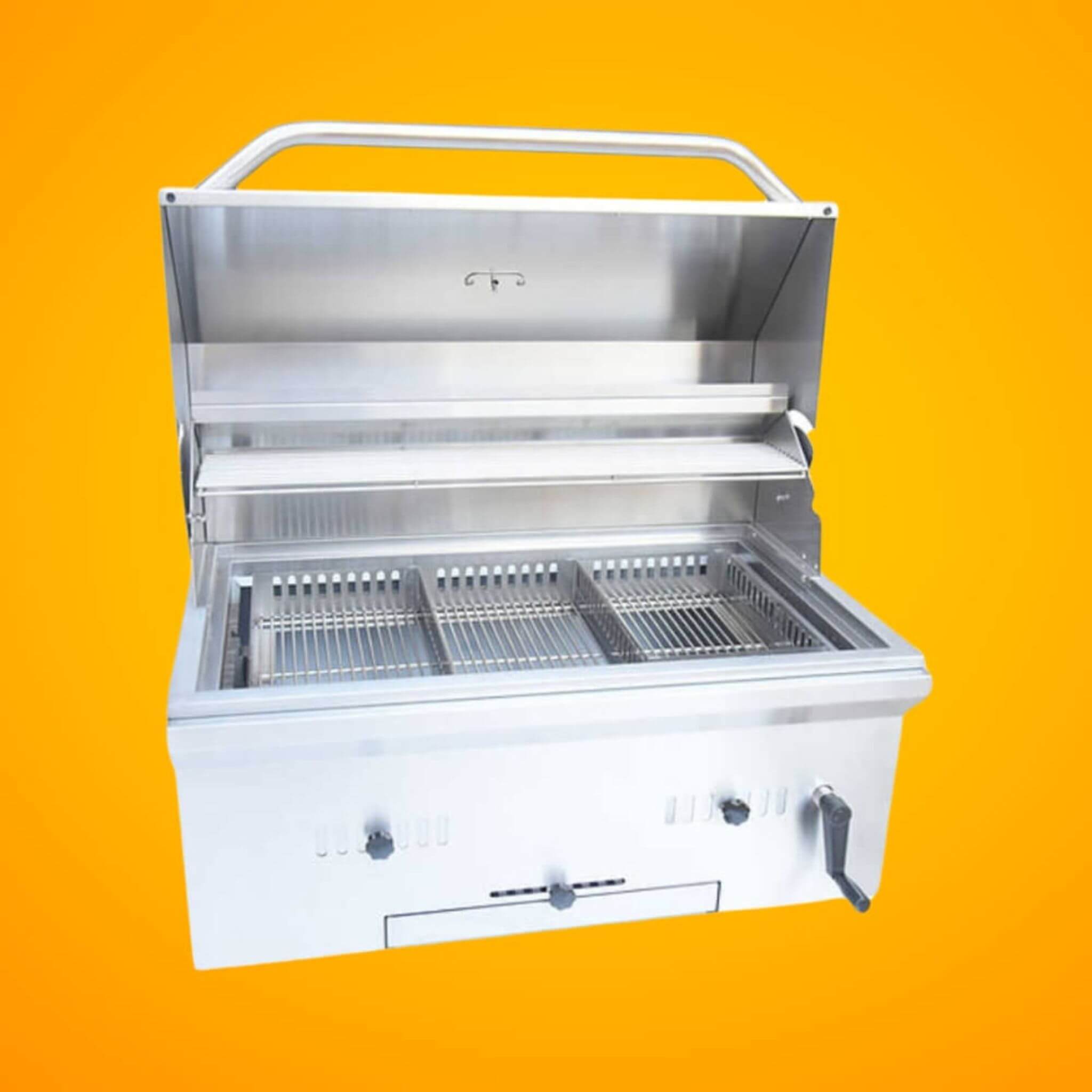KoKoMo Grills Premium Built-In Charcoal Grill With 304 Stainless Steel And Adjustable Heat Tray, 32" (SAK32504) – SAKSBY WHOL