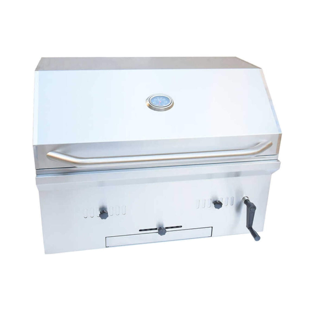 KoKoMo Grills Premium Built-In Charcoal Grill With 304 Stainless Steel And Adjustable Heat Tray, 32" (SAK32504) – SAKSBY WHOL