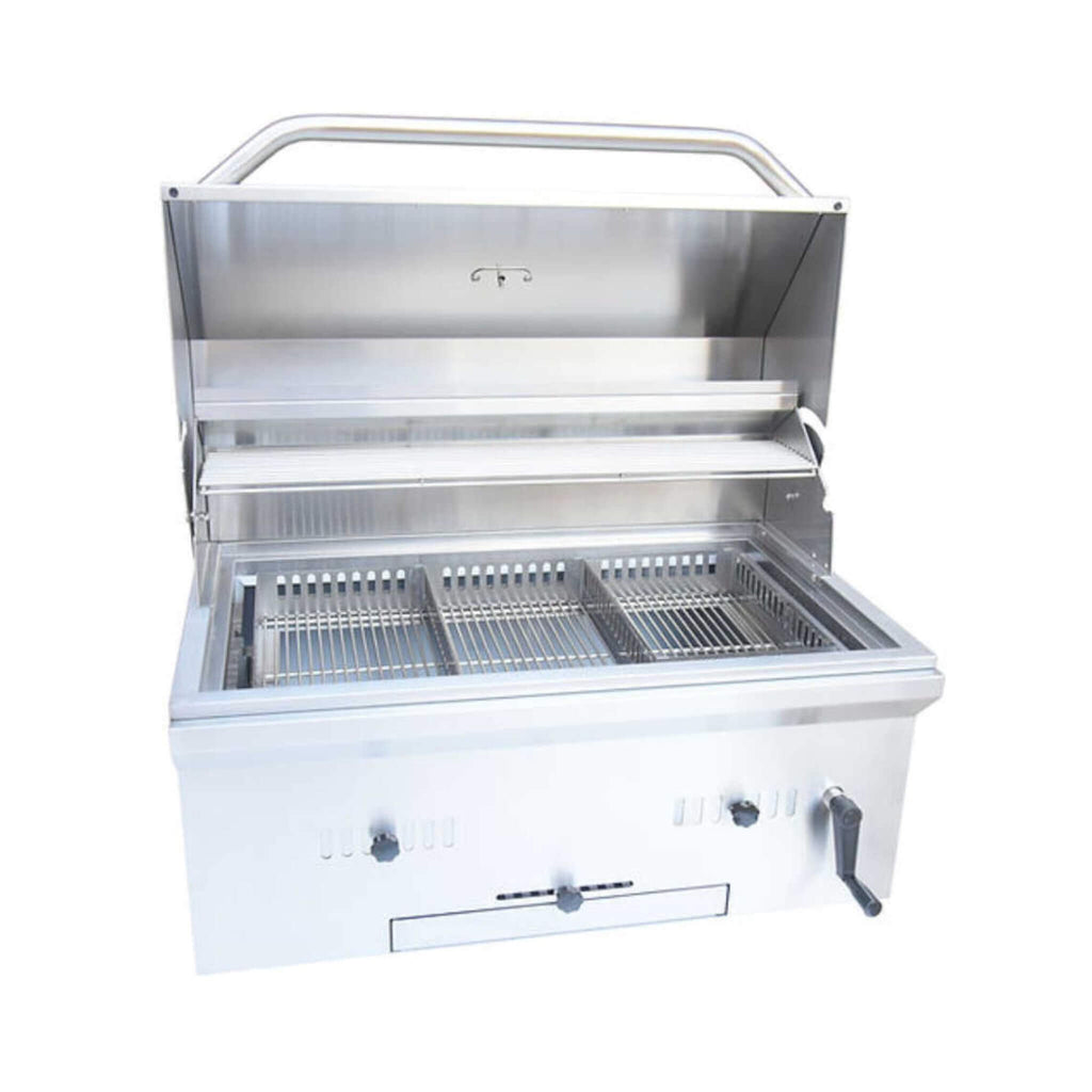 KoKoMo Grills Premium Built-In Charcoal Grill With 304 Stainless Steel And Adjustable Heat Tray, 32" (SAK32504) – SAKSBY WHOL