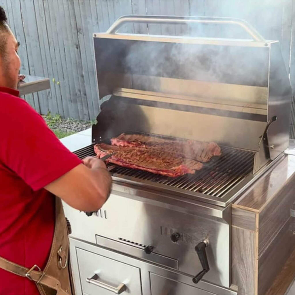 KoKoMo Grills Premium Built-In Charcoal Grill With 304 Stainless Steel And Adjustable Heat Tray, 32" (SAK32504) – SAKSBY WHOL