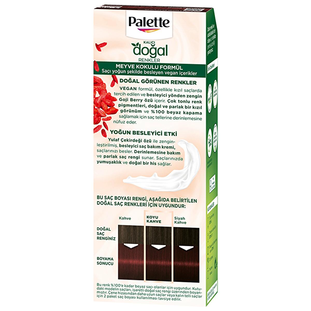 Palette Natural Hair Dye - Red Chocolate (3-68) - Long-Lasting Color with Natural Ingredients