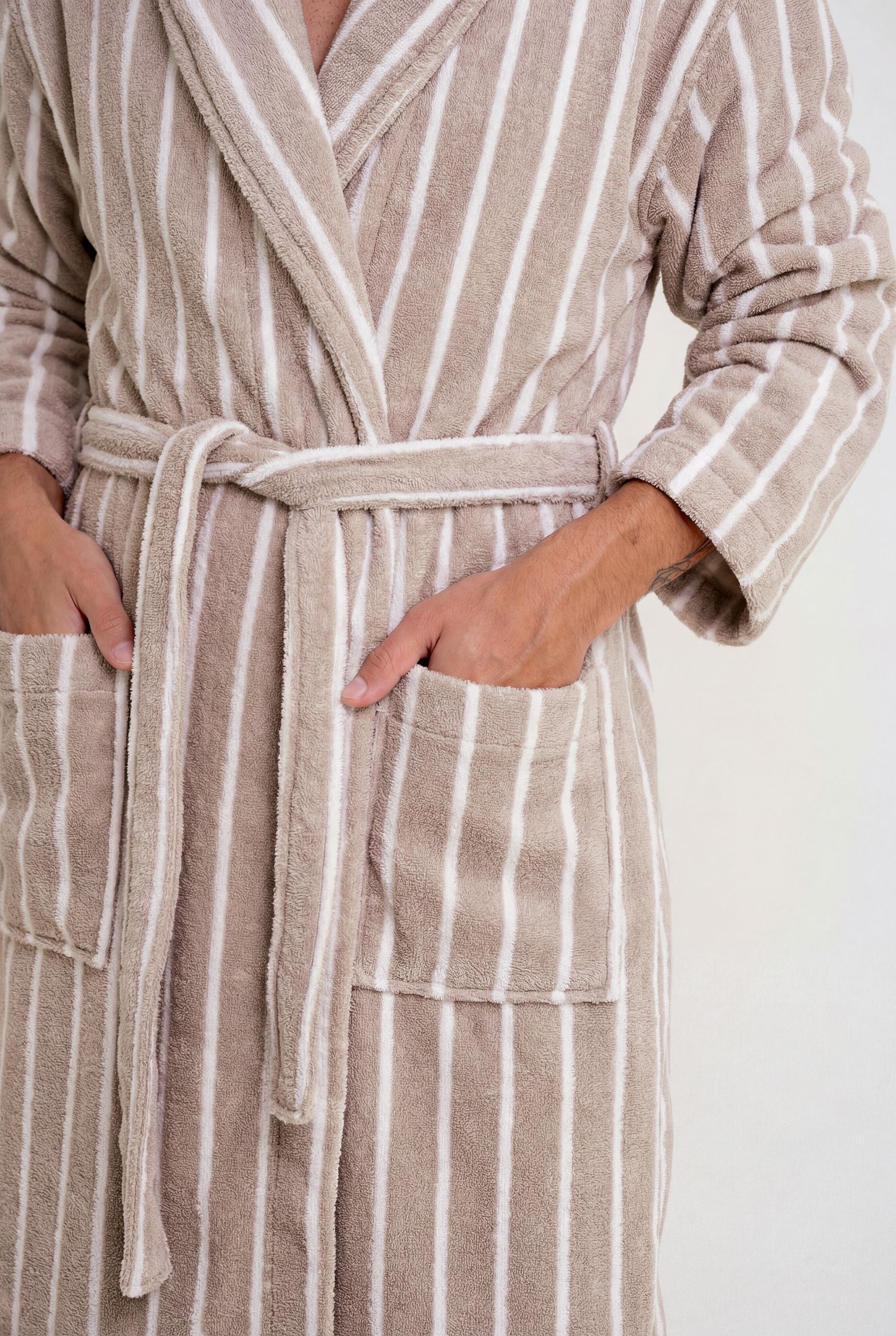 Italic Ultraplush Australian Cotton Bathrobe — color detail