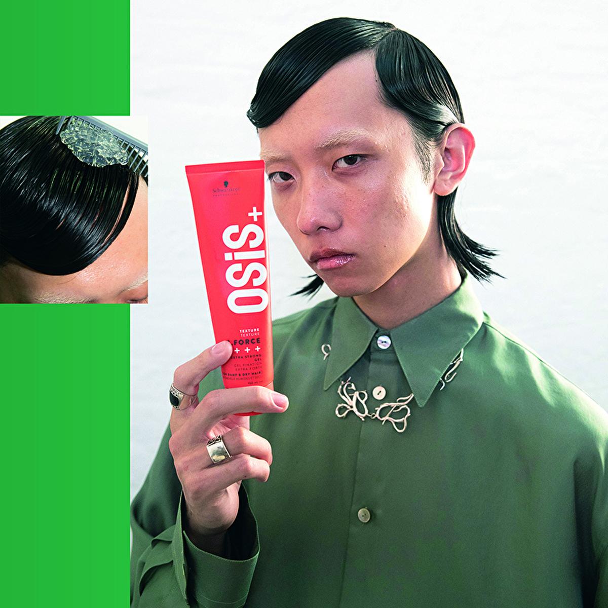 Osis G. Force Strong Control Hair Gel - Extra Strong Hold, Non-Flaking, 5.07 fl oz