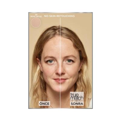 Loreal Paris True Match Foundation - Natural Look, Long Lasting, Hydrating Makeup for All Skin Types - 3R Rose Beige