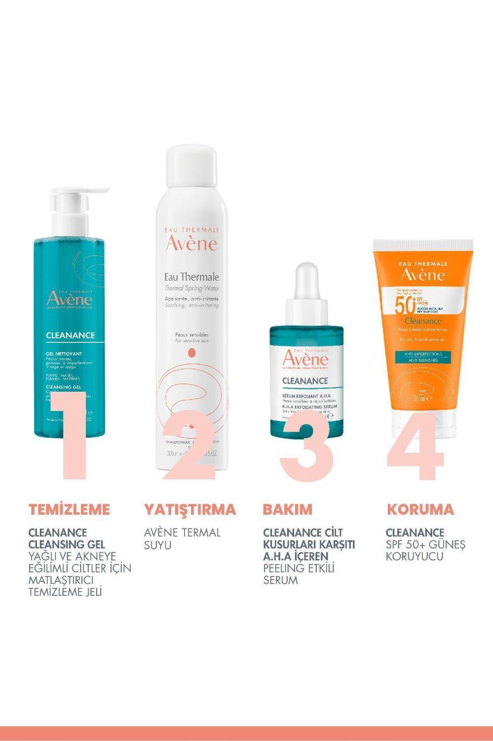 Avene Cleanance Cleansing Gel for Oily & Acne-Prone Skin - Soothing, Matte Finish, Natural Ingredients