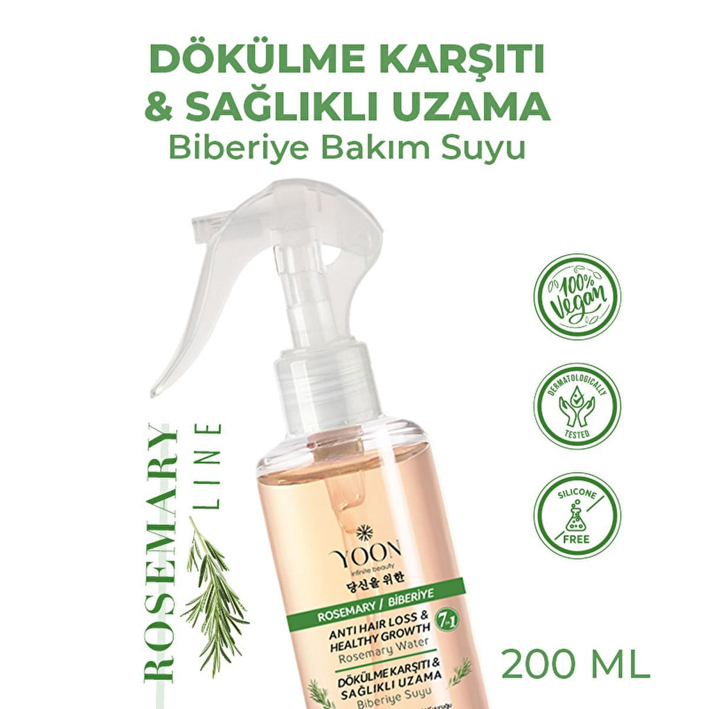 Yoon Hair Care Serum with Rosemary Extract - Anti-Hair Loss, Promotes Hair Growth & Healthier Scalp