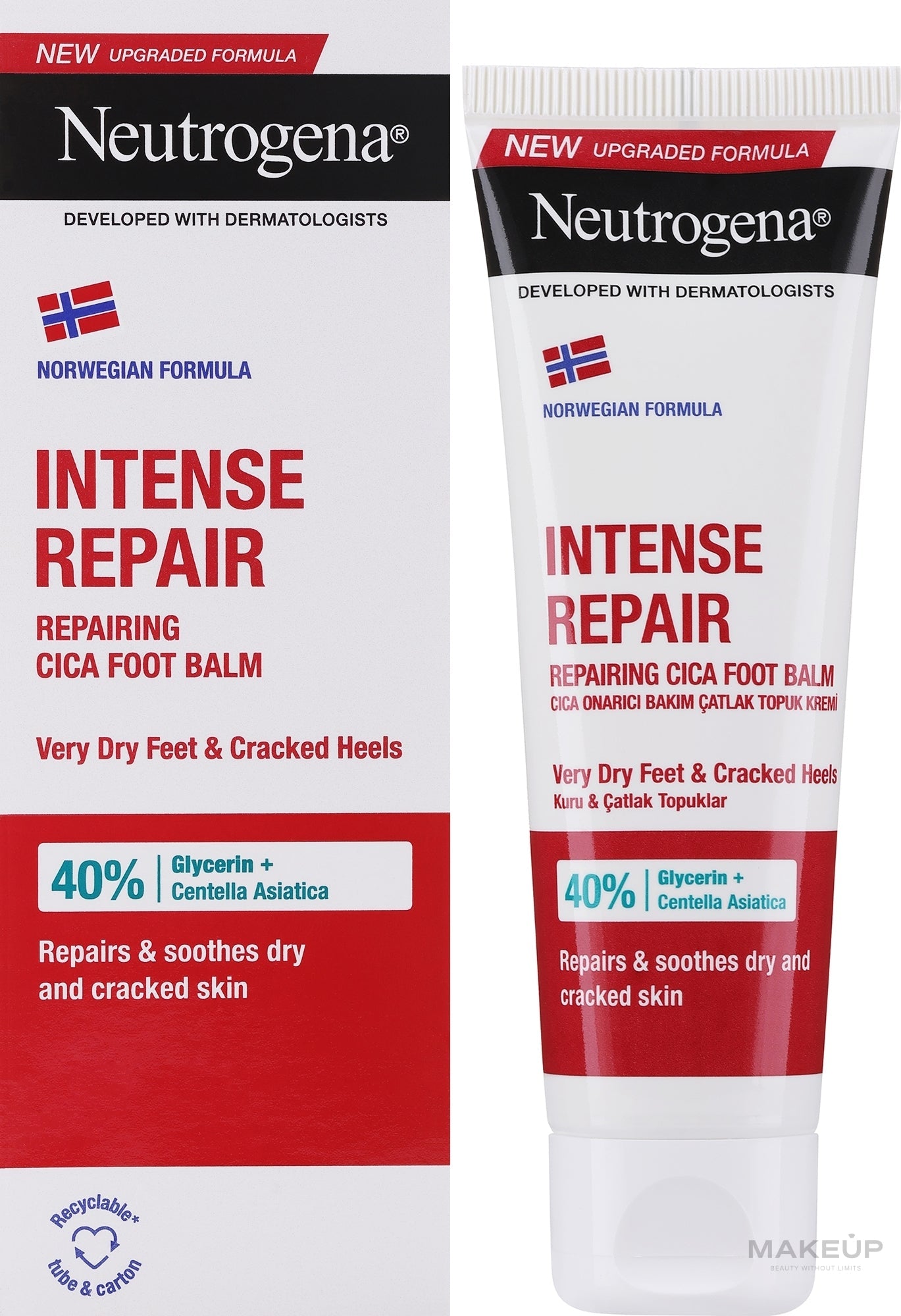 Neutrogena Foot Cream for Cracked Heels 50ml - Norwegian Formula | Intensive Moisturizing