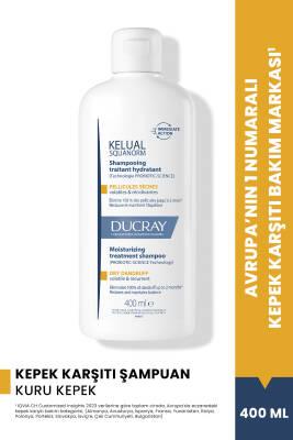Ducray Anti-Dandruff Shampoo for Dry Scalp - Moisturizing, Dermatologically Tested, 13.53 fl oz