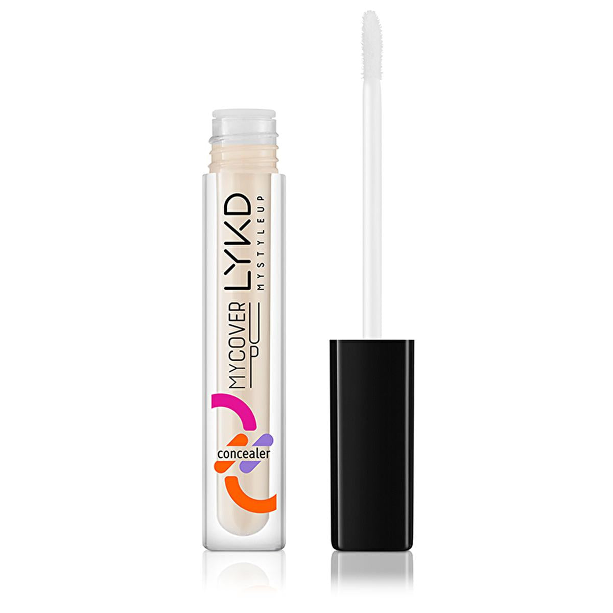 LYKD Liquid Concealer for High Coverage, Radiant Finish - Under Eye Concealer for Sensitive Skin