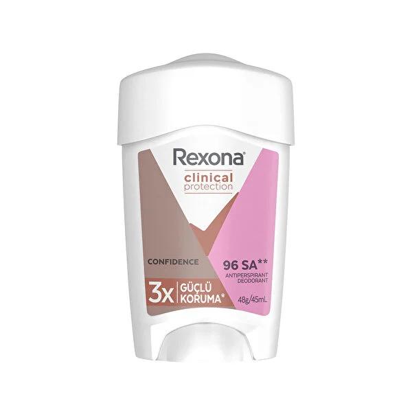 Rexona Clinical Protection Women's Antiperspirant Deodorant Stick - 96 Hour Protection, Advanced Active Technology, Fresh Scent