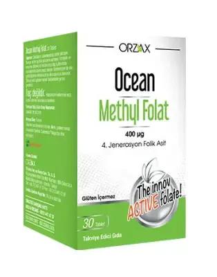 Ocean Methyl Folat - 30 Tablet Folic Acid Supplement