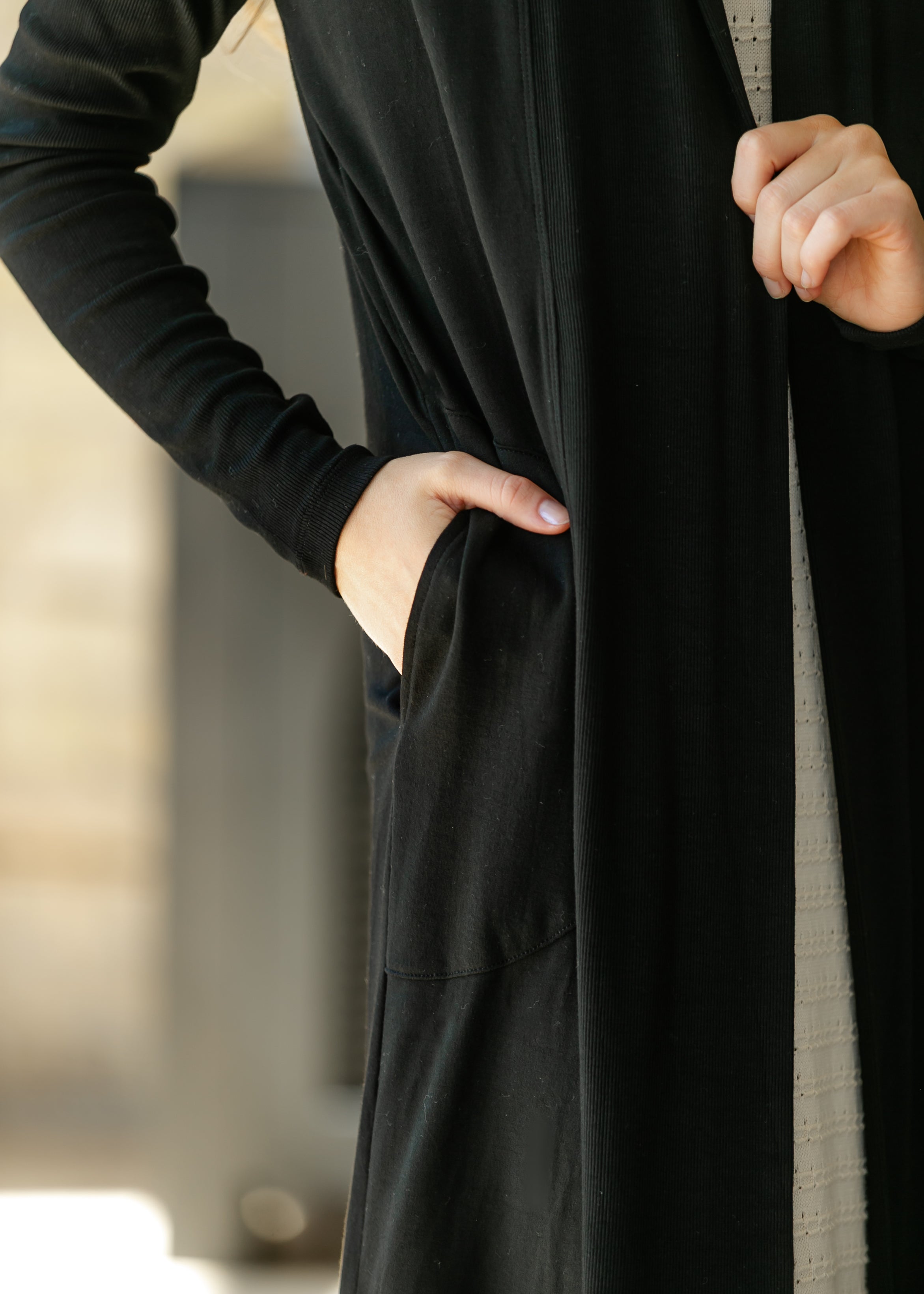 Inherit Co. Kylin Open Front Cardigan — feature highlight