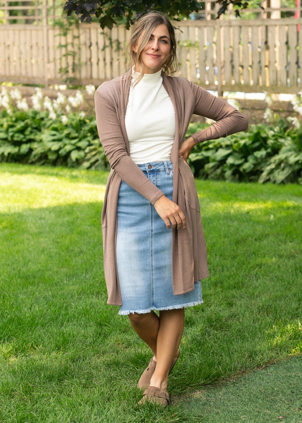 Inherit Co. Kylin Open Front Cardigan — main product shot