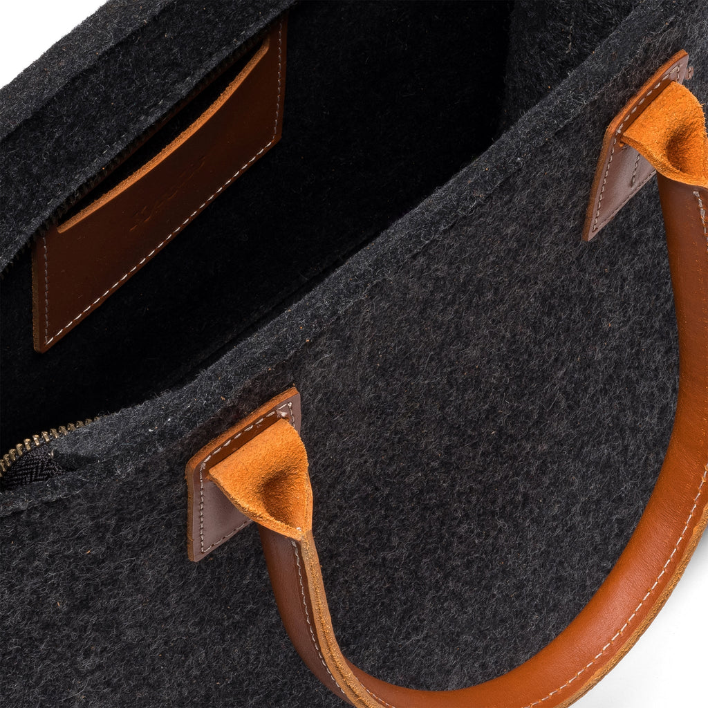 Kyrgies Handmade Wool Handbag, view 3