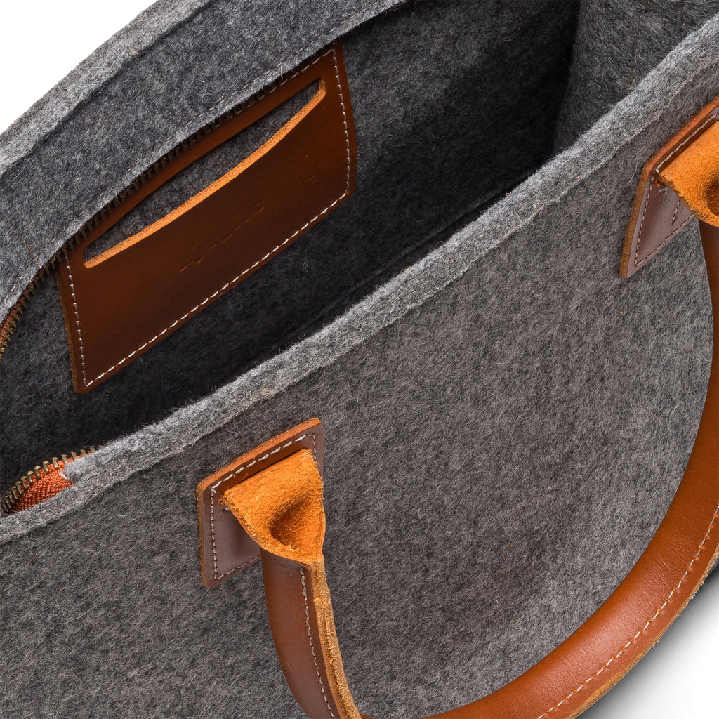 Kyrgies Handmade Wool Handbag, view 6
