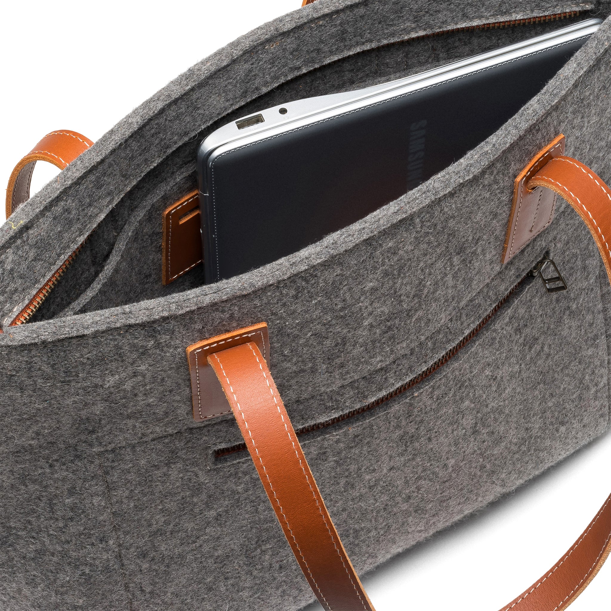 Kyrgies Handmade Wool Tote, view 3