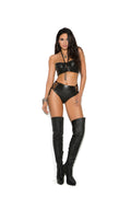Love Spark Cove | Intimate Apparel, Pleasure Shop & Free Shipping Leather Booty Shorts With Lace Up Sides — main product shot