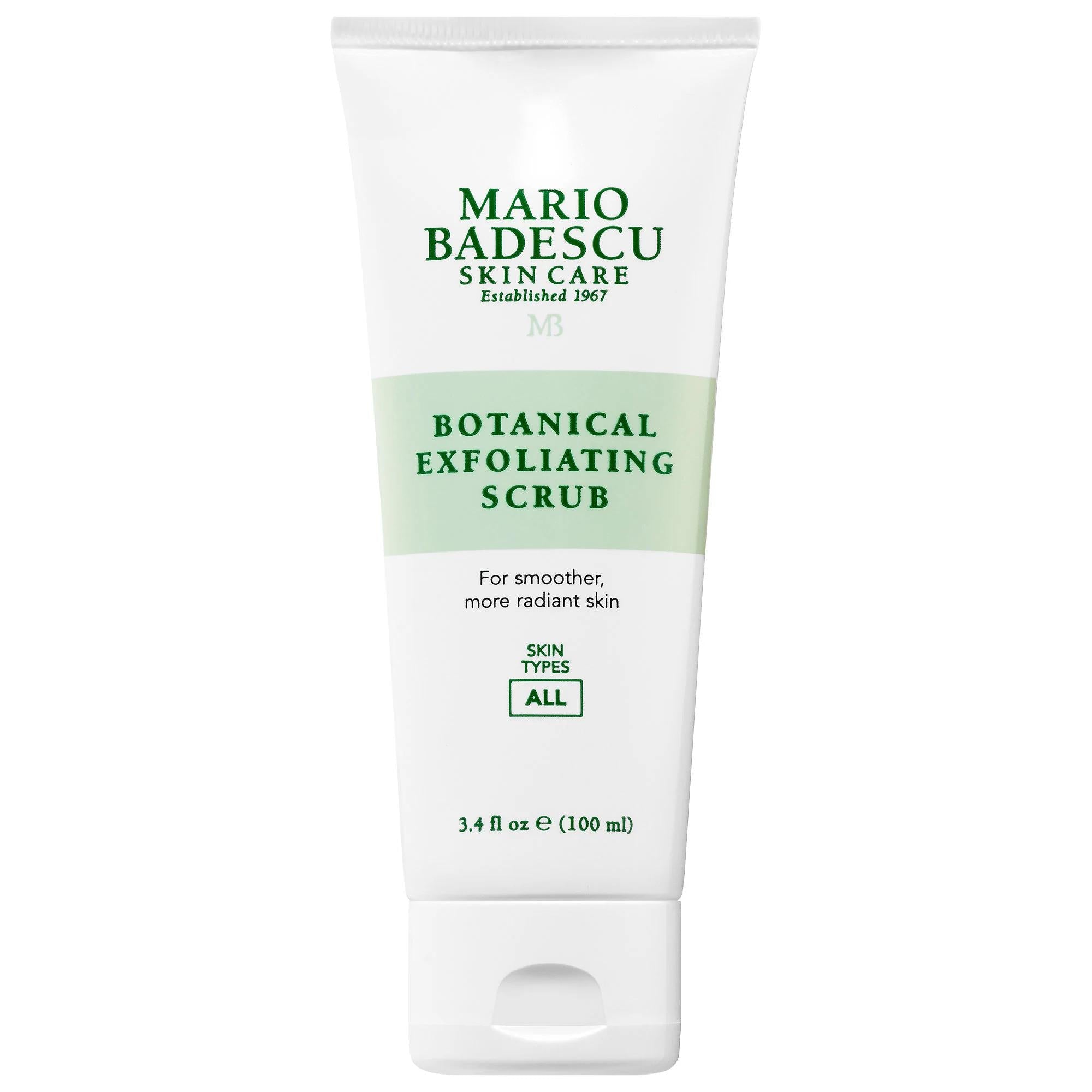 Botanical Exfoliating Scrub by Botanical Skincare - Vegan, Cruelty-Free, Natural Exfoliant for Smoother Skin