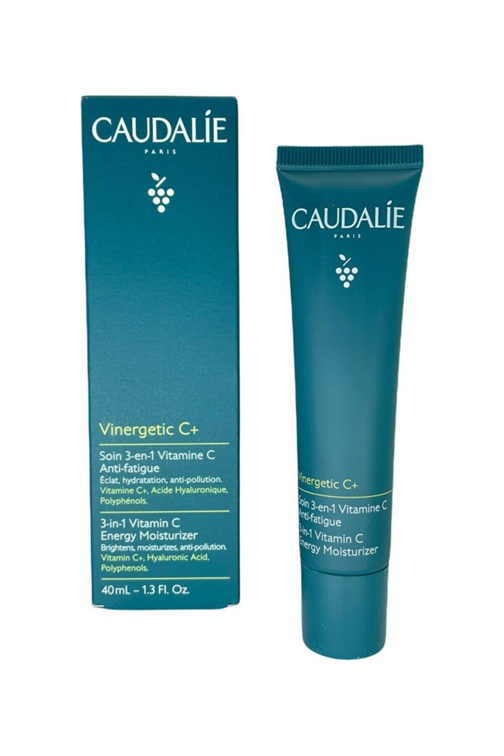 Caudalie Vinergetic C+ 3-in-1 Vitamin C Moisturizer - Anti-Aging, Hydrating Face Cream with Hyaluronic Acid & Antioxidants