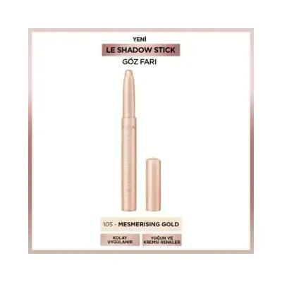 Loreal Paris Le Shadow Stick: Mesmerizing Gold Eyeshadow - Shimmer, Easy Application, Portable - Perfect for Beginners & Touch-Ups.