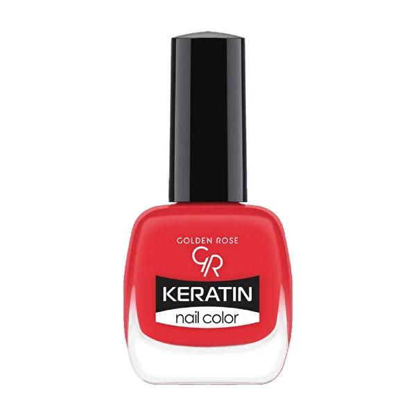 Golden Rose Keratin Nail Polish - Long-lasting & Nourishing Nail Color