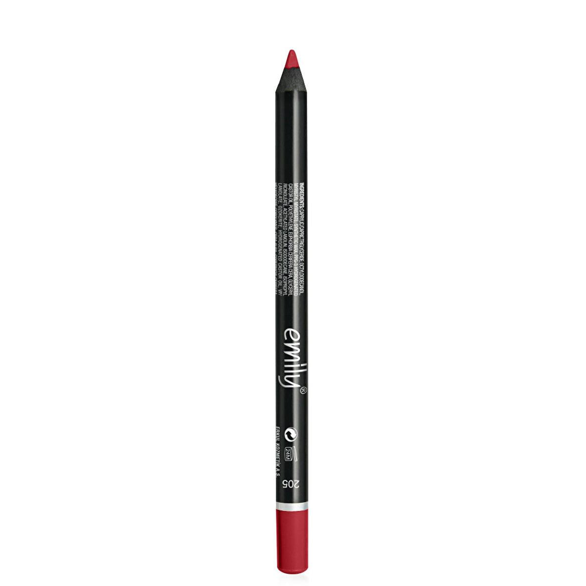 Emily Long Lasting Lip Pencil - Durable Cosmetic Pencil for Precise Lip Color