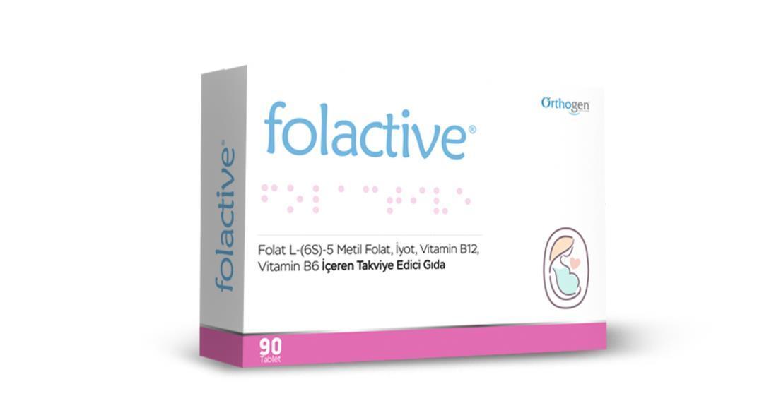 Folactive Dietary Supplement - 90 Tablets for Nutritional Support and Health Benefits