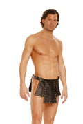 Love Spark Cove | Intimate Apparel, Pleasure Shop & Free Shipping Leather Kilt With Nail Heads And Adjustable Buckle Closure 