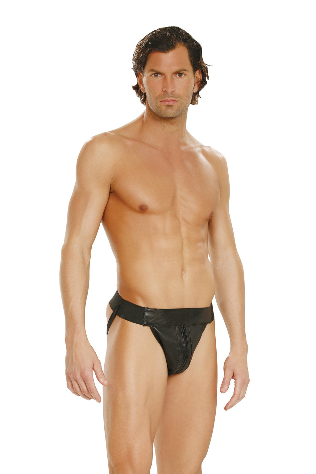 Love Spark Cove | Intimate Apparel, Pleasure Shop & Free Shipping Mens Leather Jock Strap — main product shot