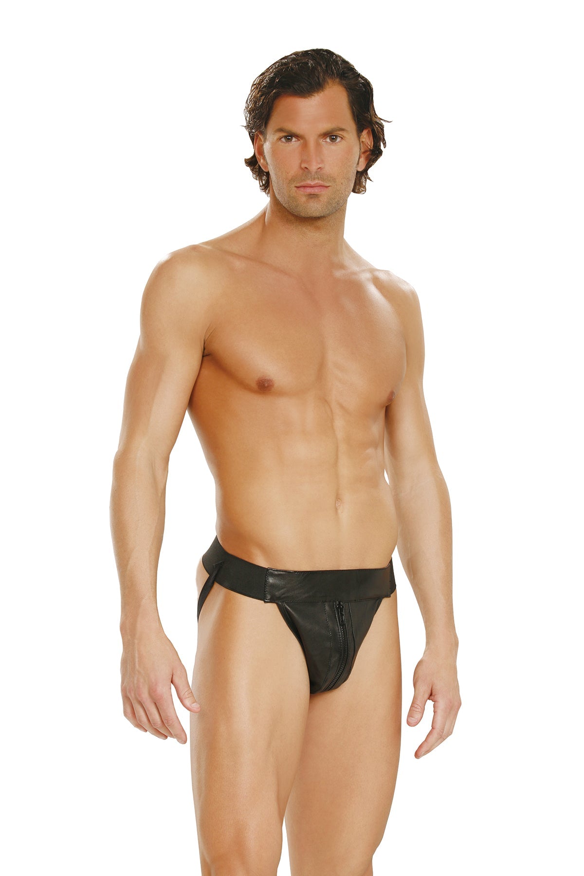 Love Spark Cove | Intimate Apparel, Pleasure Shop & Free Shipping Mens Leather Jock Strap — main product shot