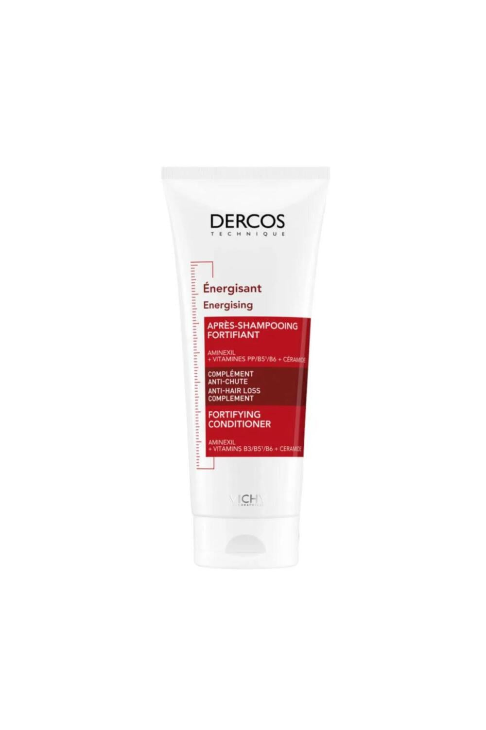 Vichy Dercos Energisant Anti-Hair Loss Hair Cream 200ml - Strengthens & Nourishes Hair