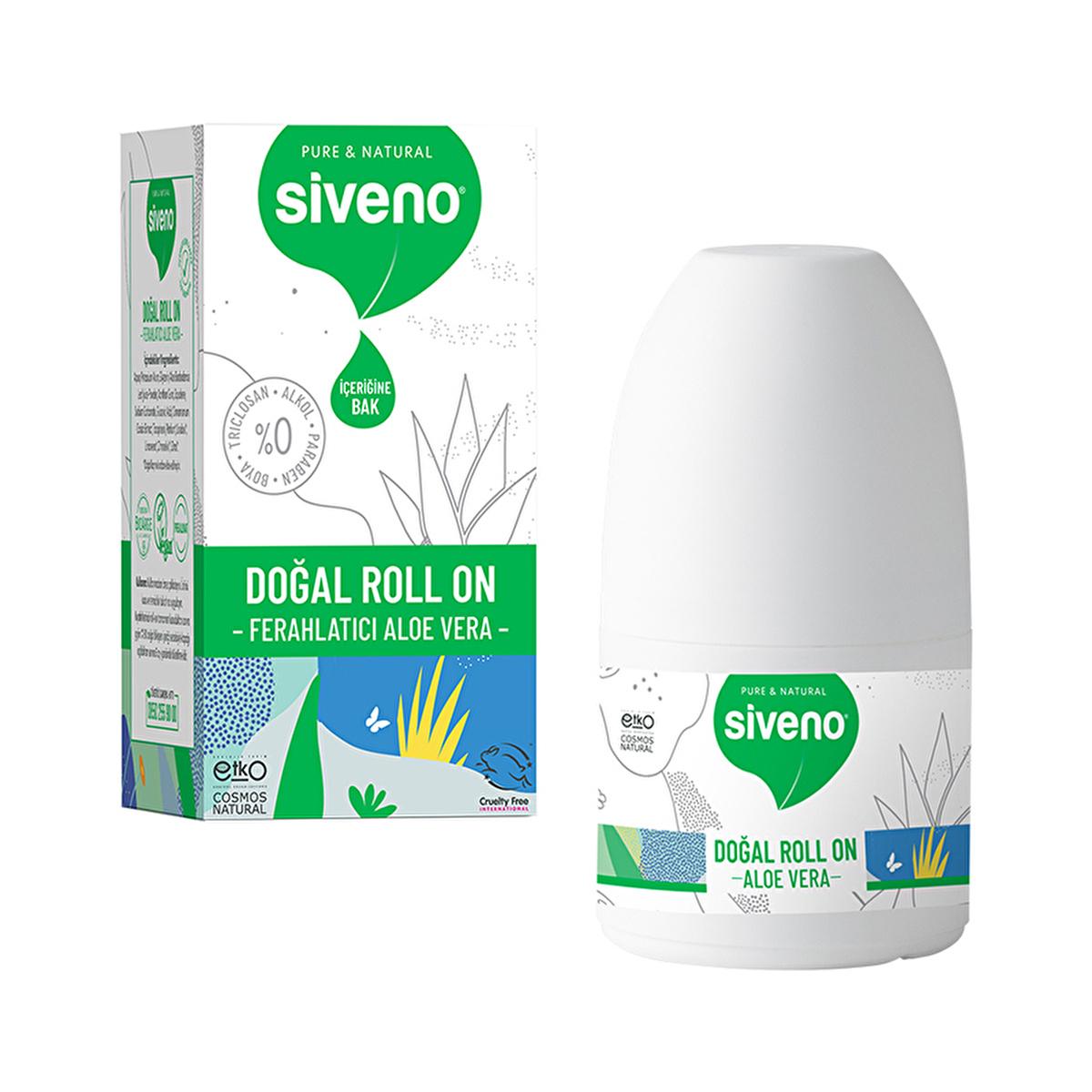 Siveno Natural Aloe Vera Roll-On Deodorant for Women - 100% Natural Ingredients, Chemical-Free & Eco-Friendly