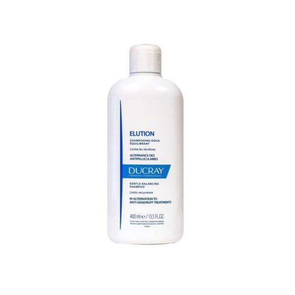 Ducray Elution Anti-Dandruff Shampoo - Soothes Scalp, Prevents Flaking - 13.53 fl oz