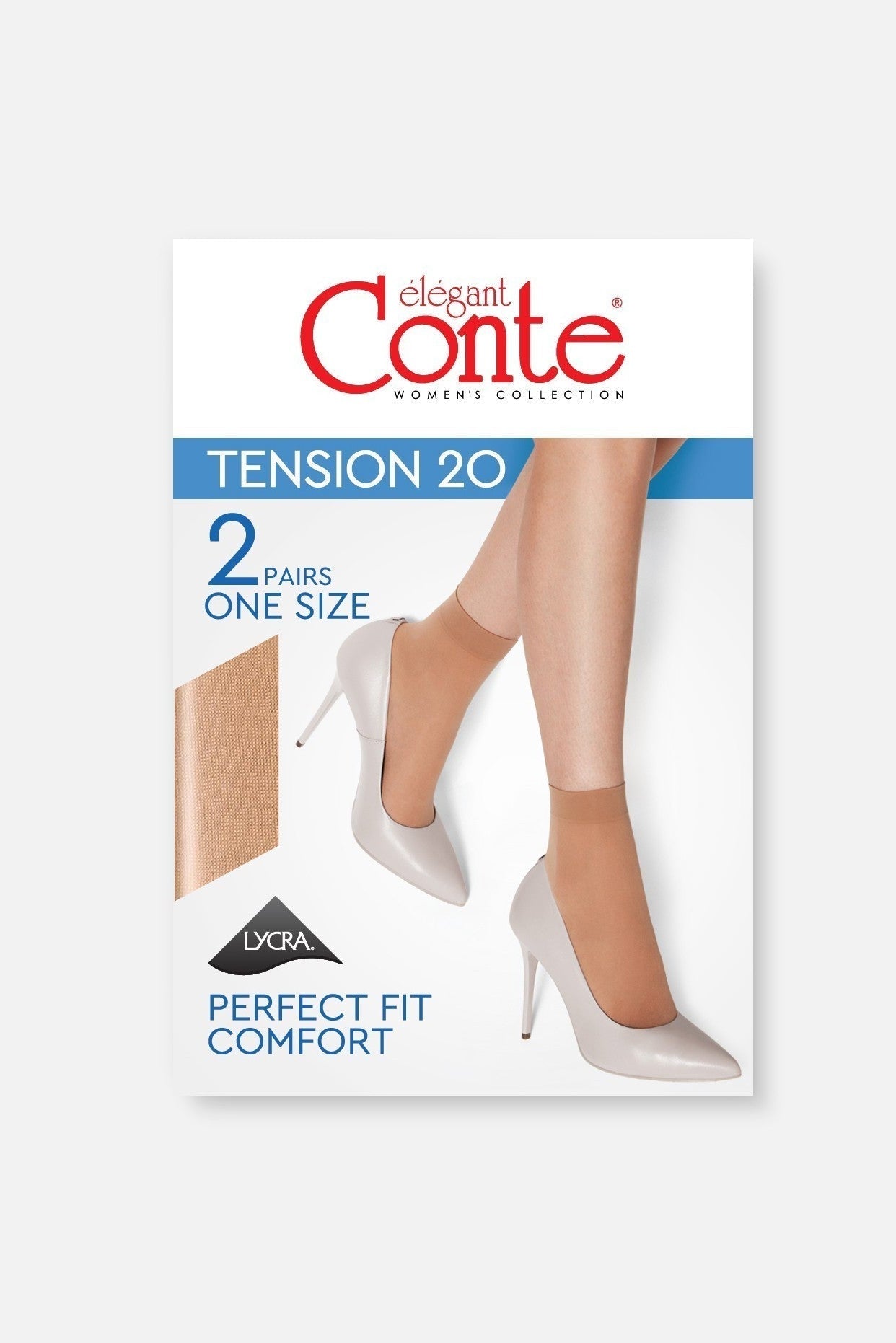 TheRanok.com Socks Conte Tension 20 Den (2 pairs) — back view