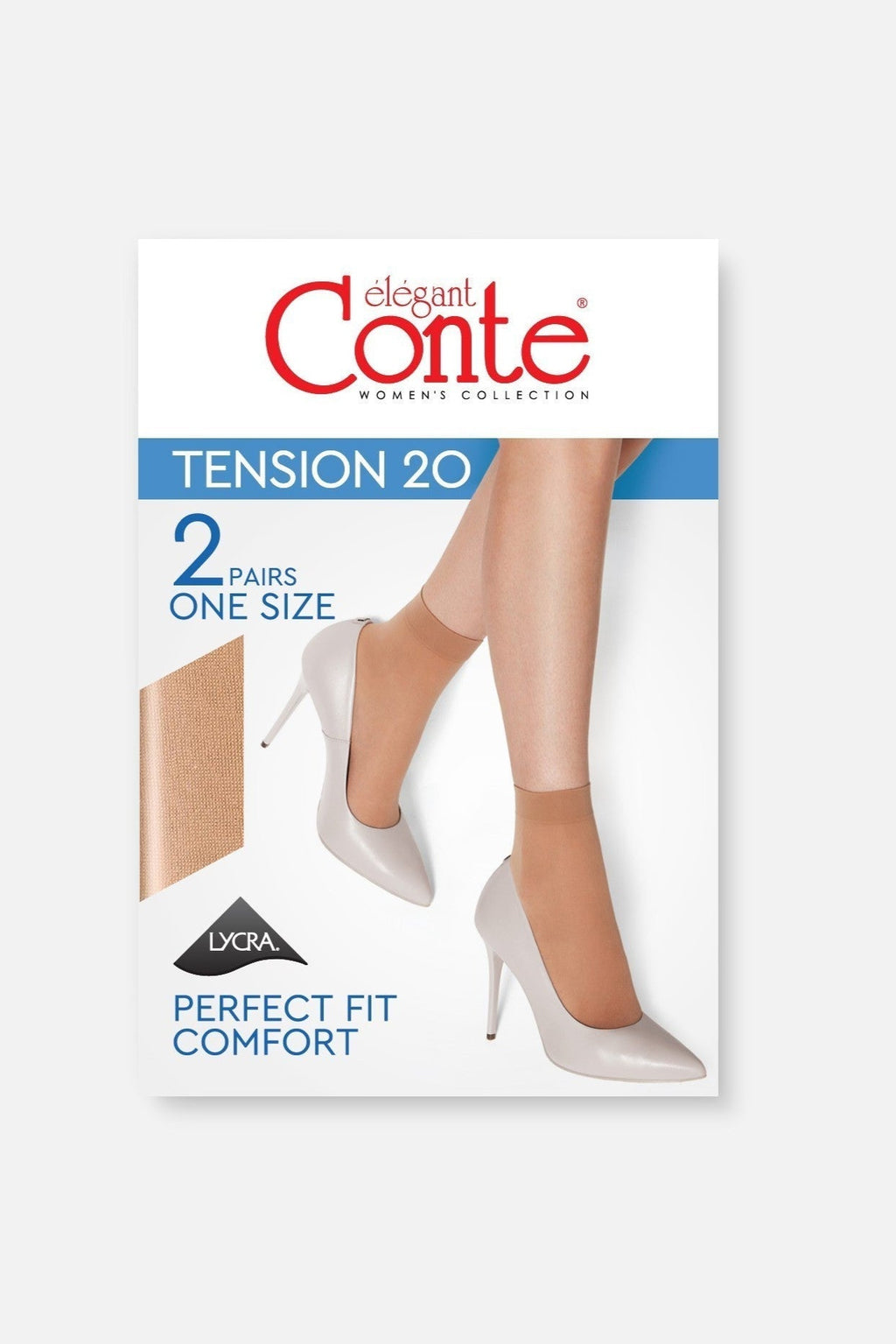TheRanok.com Socks Conte Tension 20 Den (2 pairs) — back view