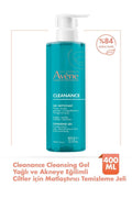 Avene Cleanance Cleansing Gel for Oily & Acne-Prone Skin - Soothing, Matte Finish, Natural Ingredients