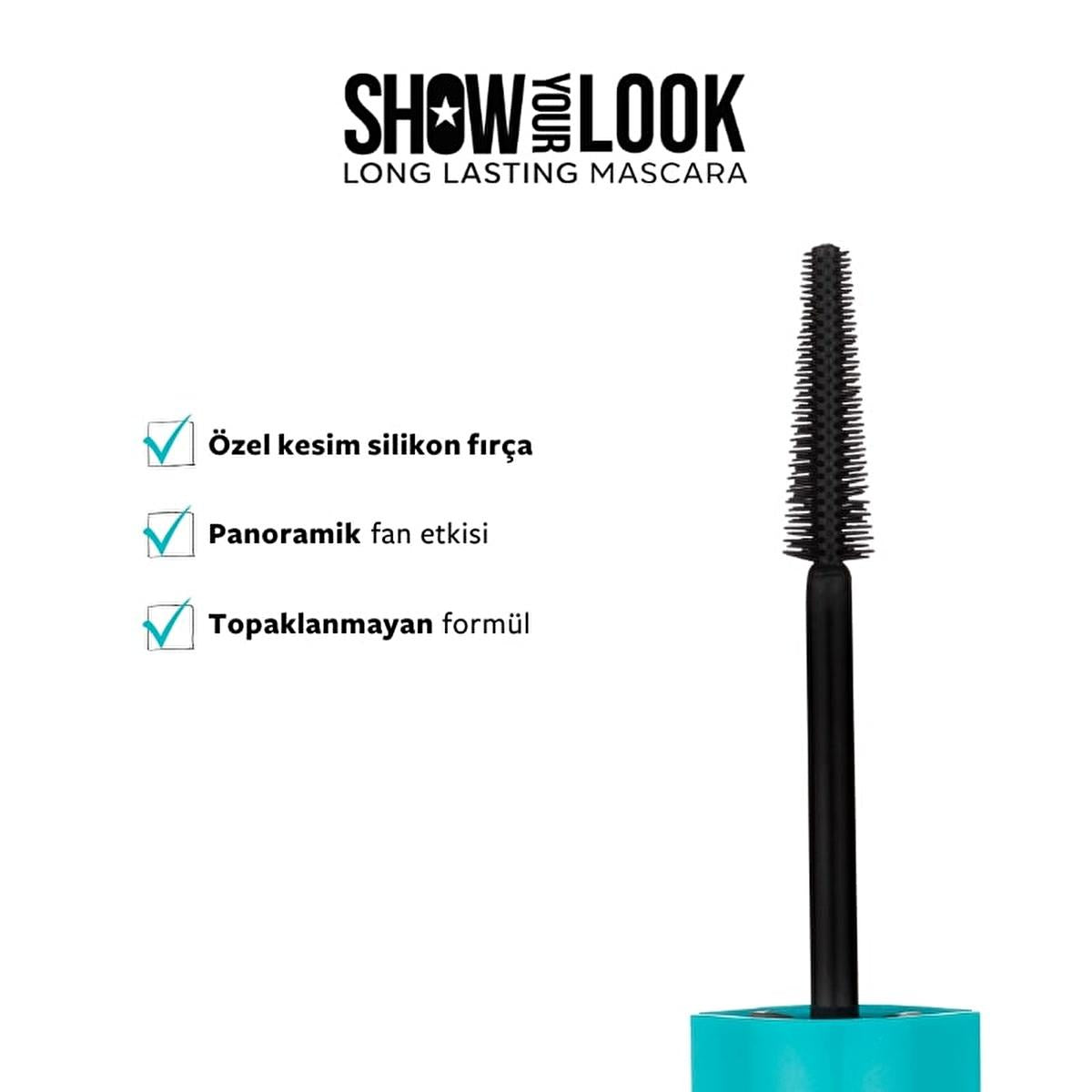 Show by Pastel 24H Long Lasting Volume Mascara - Waterproof, Cruelty-Free & Vegan - Secret Garden