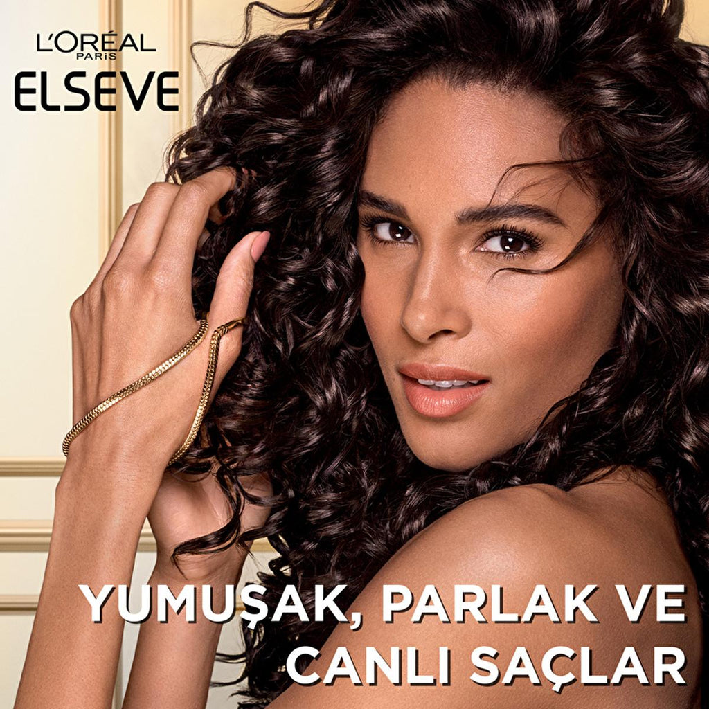 L'Oreal Paris Elseve: Nourishing Hair Shampoo for Dry Hair - Intense Moisture, Shine & 8-Week Nourishment with Kamelya & Marula Oils