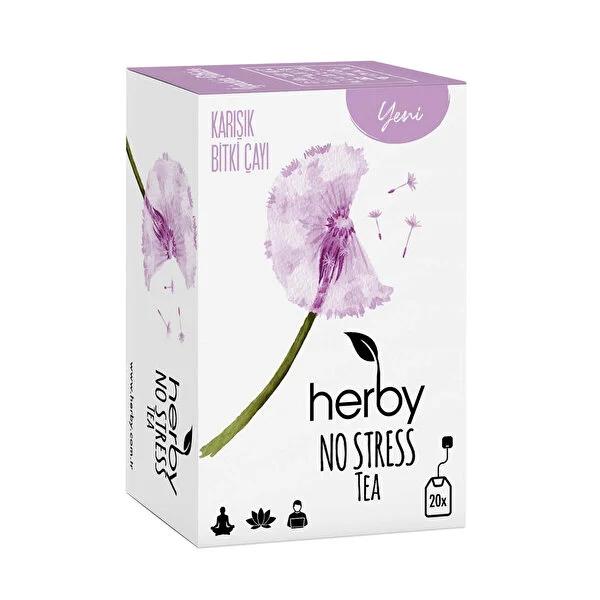 Herby Çay No Stress Herbal Tea for Relaxation and Calming - 30g