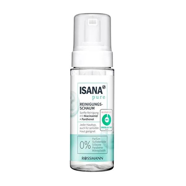 Isana Pure Facial Cleansing Foam Niacinamide 150ml - Gentle Cleanser | Refreshing Formula