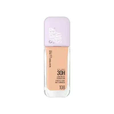 Maybelline Lumi Matte Foundation 108: Natural Matte Finish, Lasting Radiance - Lightweight, Buildable Coverage for Oily & Combination Skin