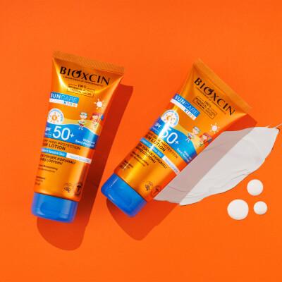 Bioxcin Children's Sunscreen Lotion SPF 50+ - Hypoallergenic, Paraben-Free, Water Resistant - 6.76 fl oz