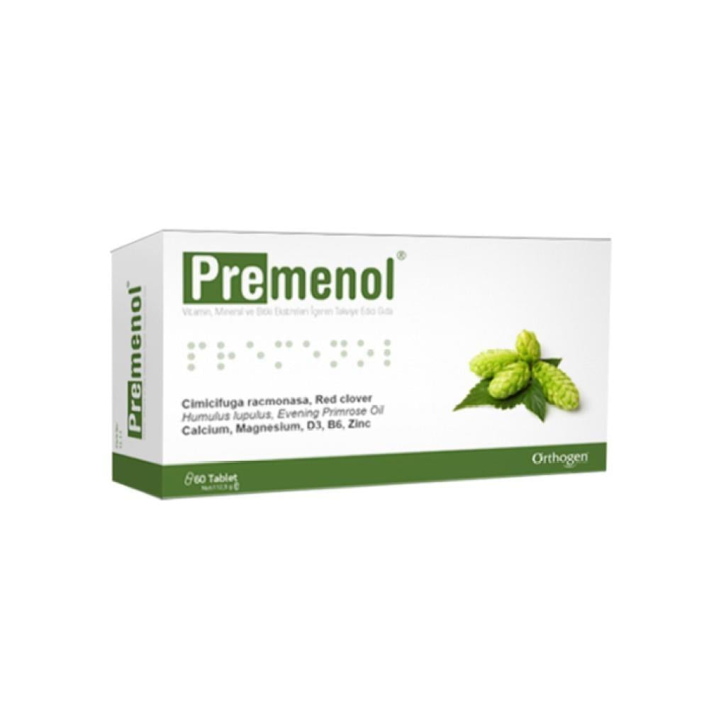Premenol - 60 Tablets with Vitamins, Minerals, and Herbal Extracts