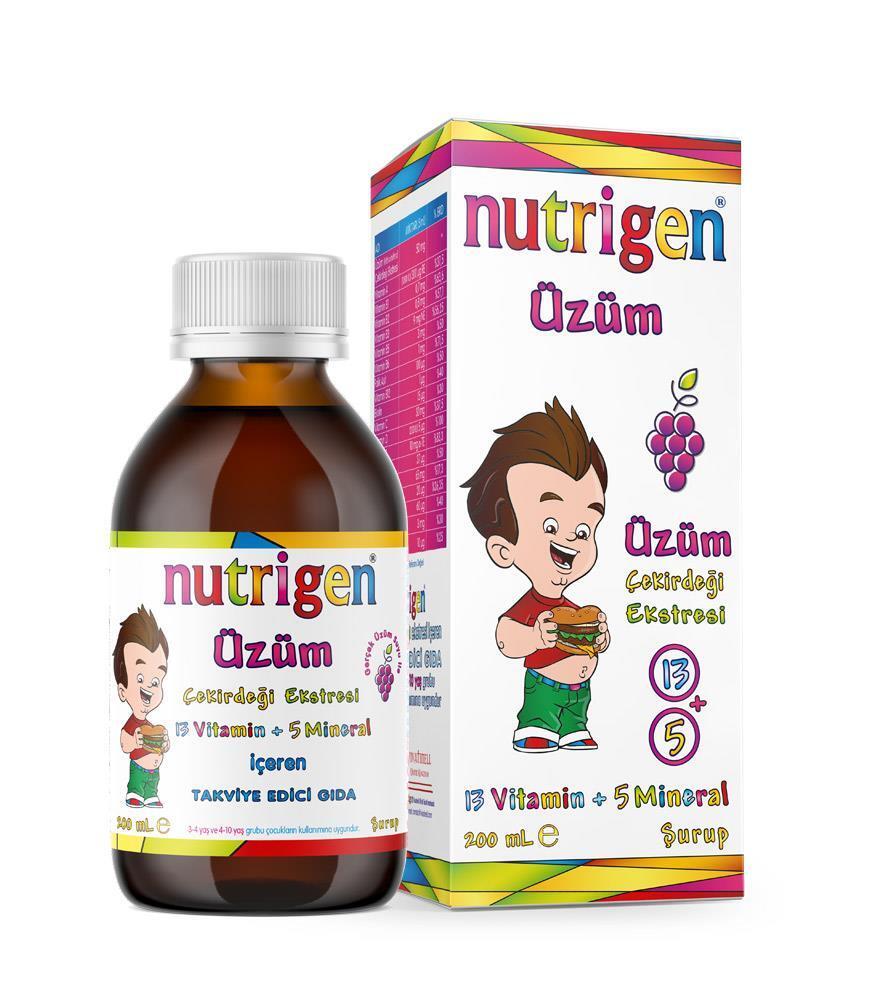 Nutrigen Grape Seed Extract Vitamin Syrup - Nutrient Rich | 6.76 fl oz