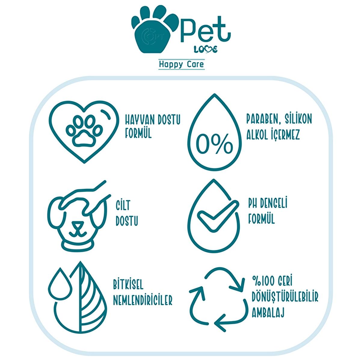 Pet Love Argan Oil Pet Shampoo for Cats & Dogs - Natural, Gentle, 7.61 fl oz