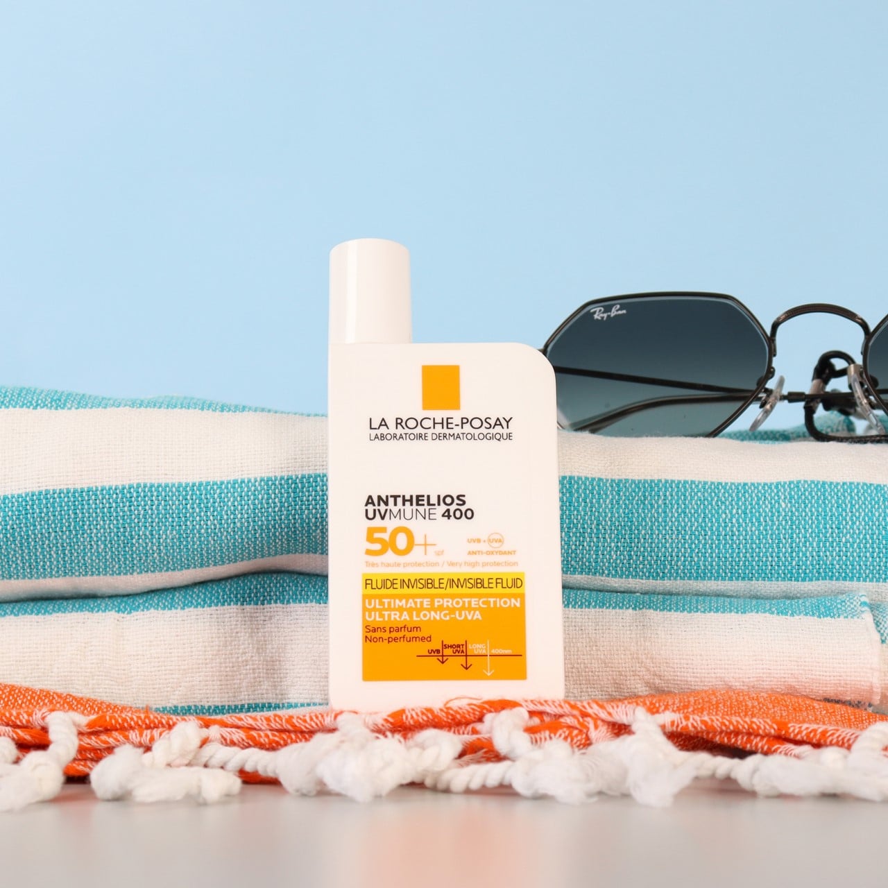 La Roche-Posay Anthelios UVMUNE 400 SPF50+ Facial Sunscreen: Ultimate Protection Against Sun Damage, Anti-Aging for Sensitive Skin, 50ml