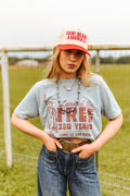 Wild Junkie Land of the Free 250 Years Graphic Tee — main product shot