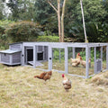 Large 103-Inch Outdoor Chicken Coop House With Run And Nesting Box [4-6 Chickens] (SAK53194) – SAKSBY WHOLESALE