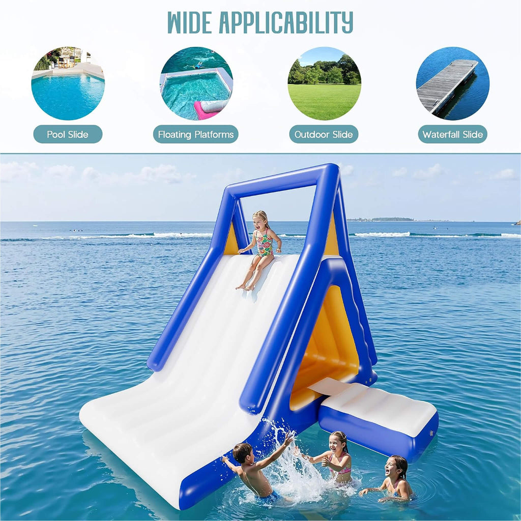Large 15FT Commercial Inflatable Water Slide With Climbing Handle (SAK98314) – SAKSBY WHOLESALE, view 4